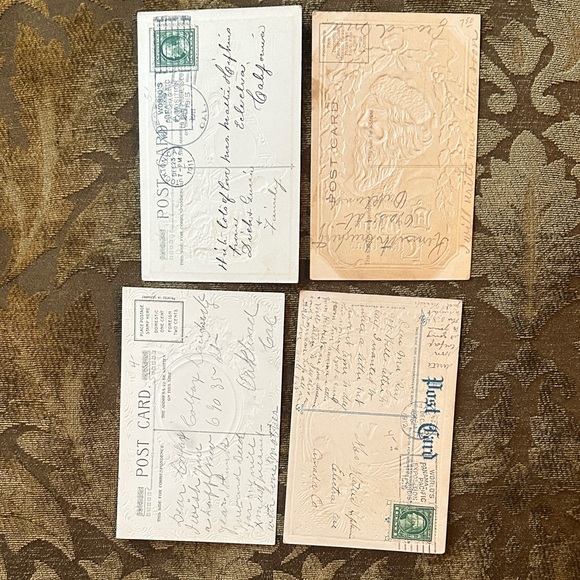 Vintage Antique Holiday Greeting Post cards - Picture 2 of 6